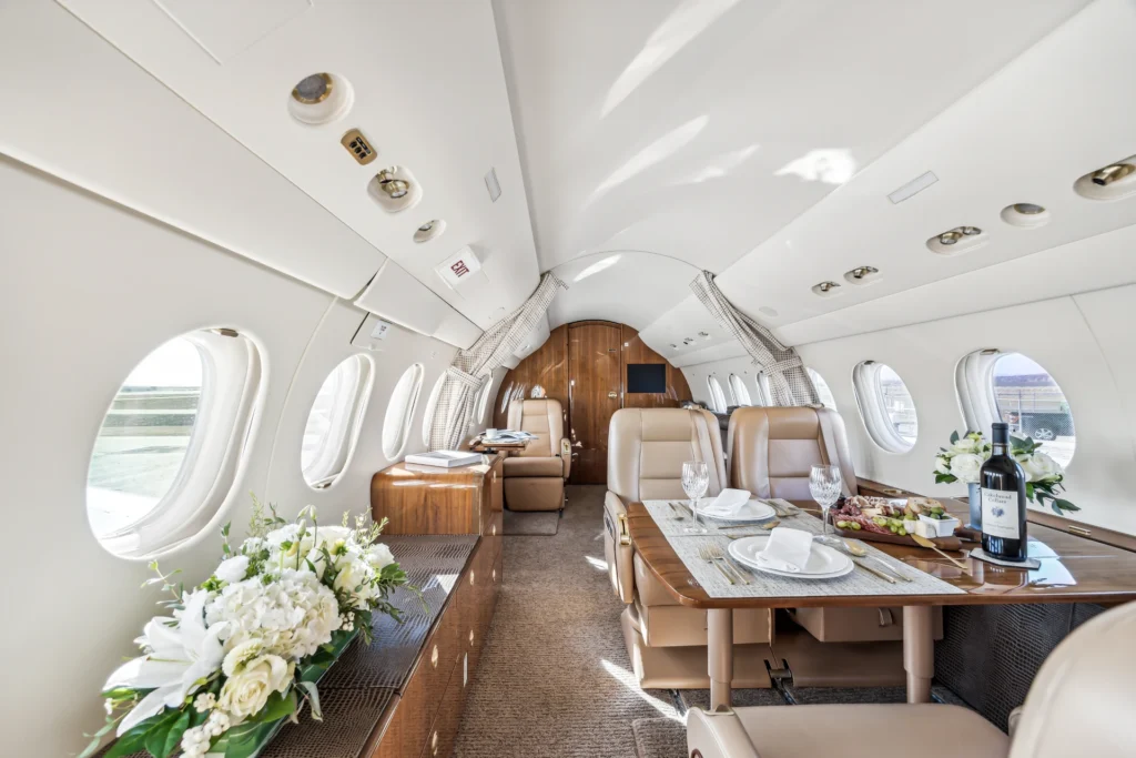 Falcon 7X, Interior.