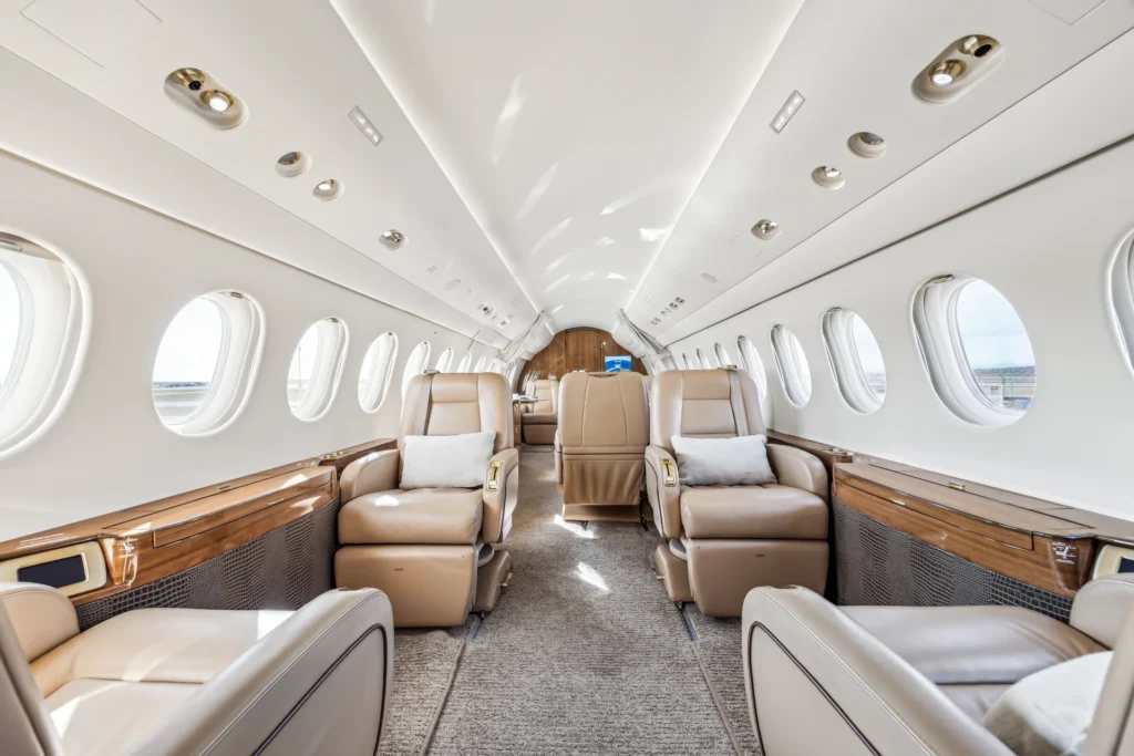 Falcon 7X Interior.